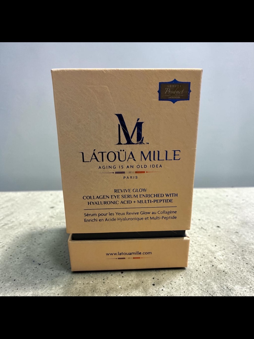 Latoua Mille revive glow collagen eye serum
